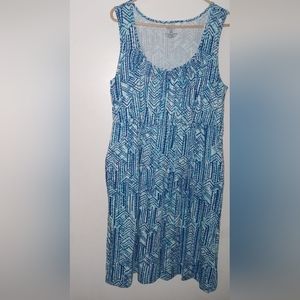 Sonoma Stretchy Causal Summer Dress Women Plus size 1X 